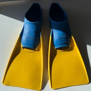 FINIS Kids Swim Fins - Blue and Yellow